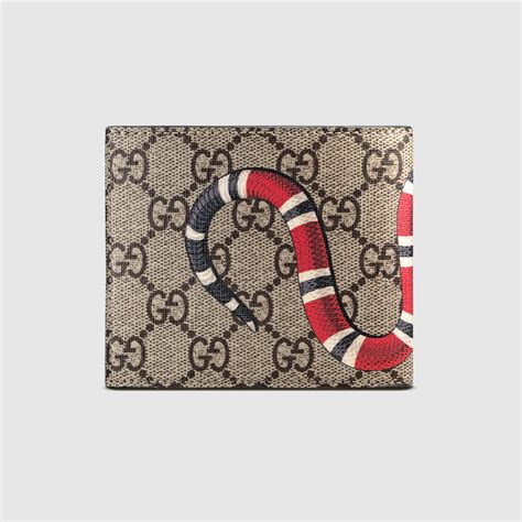 gucci snake wallet mens|gucci snake wallet price.